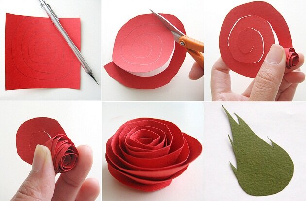 Как сделать цветы из бумаги: материалы, способы и схемы