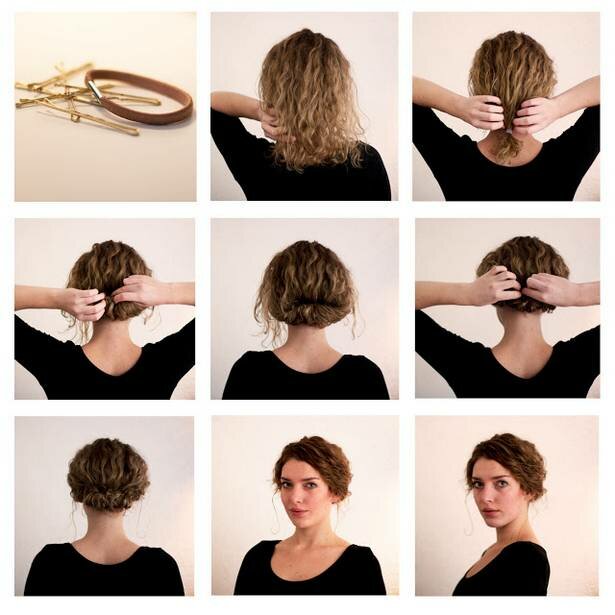 Как сделать прическу для волнистых волос